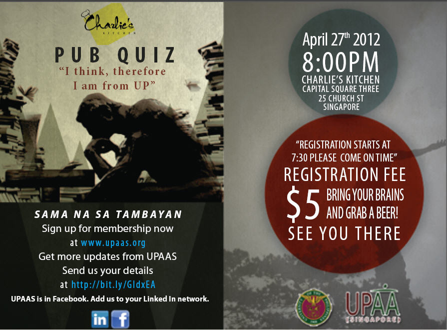 UPAAS Pub Quiz